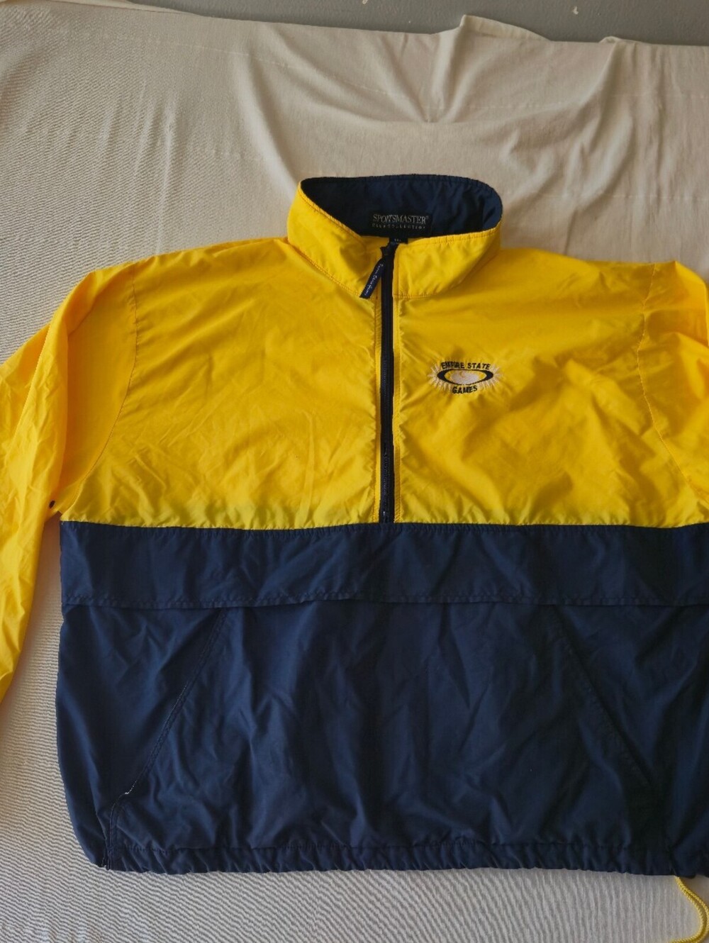 Vtg 90s Sportsmaster Empire State Games Long Island '99 Made in USA Jacket XXL